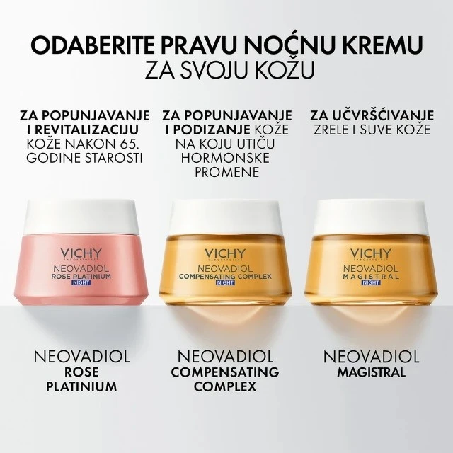 VICHY NEOVADIOL ROSE PLATINUM KREM NOĆ 50ML