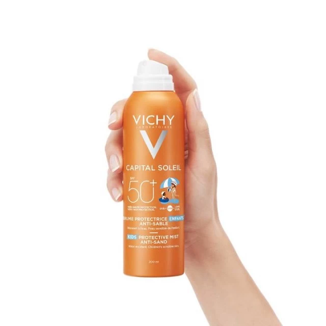 VICHY CAPITAL SOLEIL DEČIJI SPREJ PROTIV PRILEPLJIVANJA PESKA NA KOŽU SPF50 200ML