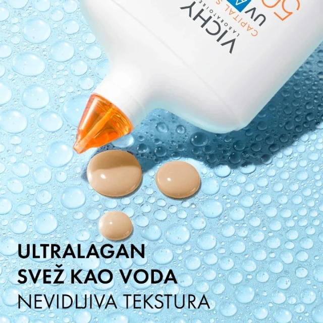 VICHY CAPITAL SOLEIL UV AQUA TONIRANI FLUID LIGHT SPF50+ 50ML