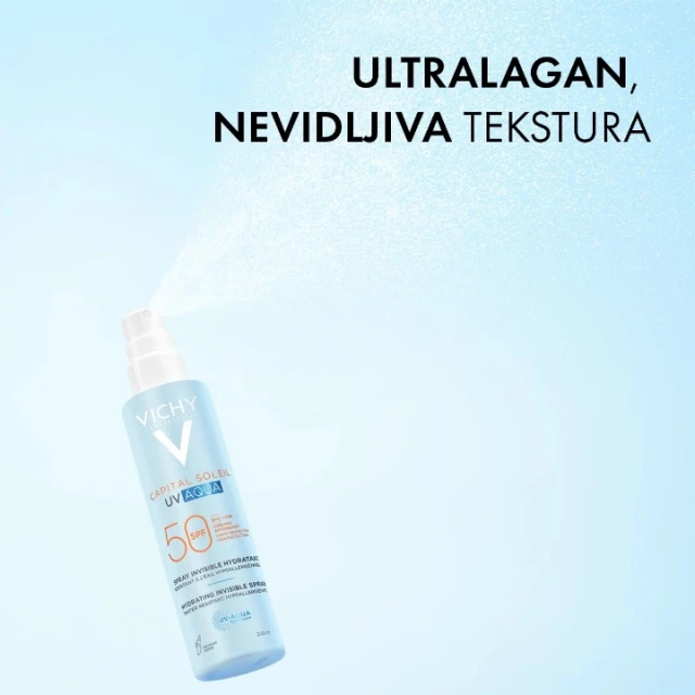 VICHY CAPITAL SOLEIL UV AQUA SPREJ SPF50+ 200ML