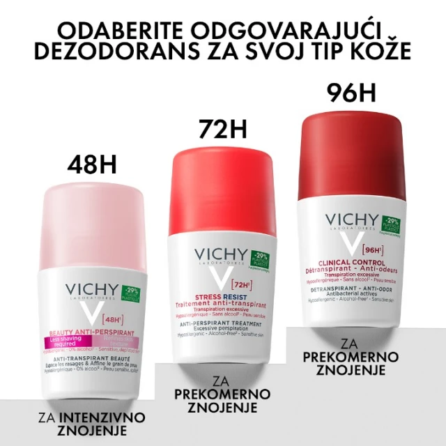 VICHY DEODORANT ROLL-ON BEAUTY 50ML