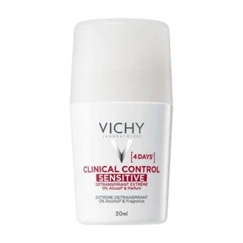 VICHY DEODORANT ROLL-ON CLINICAL CONTROL SENSITIVE 96H 50 ML