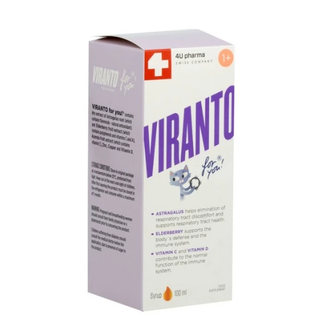 VIRANTO 1+ SIRUP 100ML