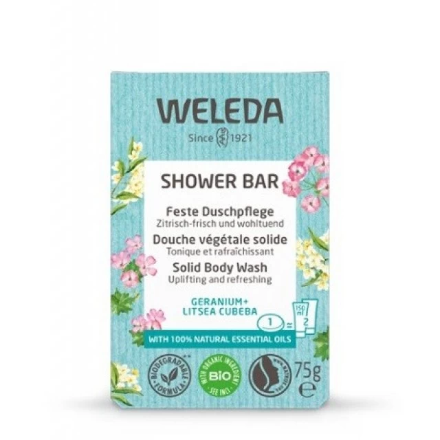 WELEDA SAPUN GERMANIJUM I AROMATIČNA LUTSEA 75G - PODIŽE I OSVEŽAVA