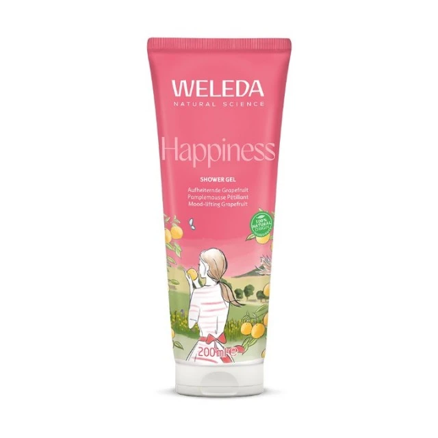 WELEDA HAPPINESS GREJPFRUT  GEL ZA TUŠIRANJE 200ML