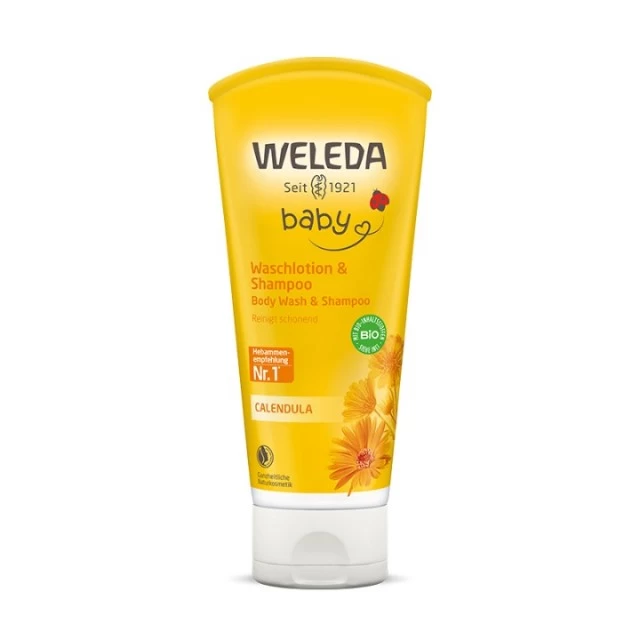 WELEDA BABY ŠAMPON I GEL ZA TUŠIRANJE NEVEN 200ML