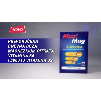 MAXI MAG CITRATE TABLETE A30