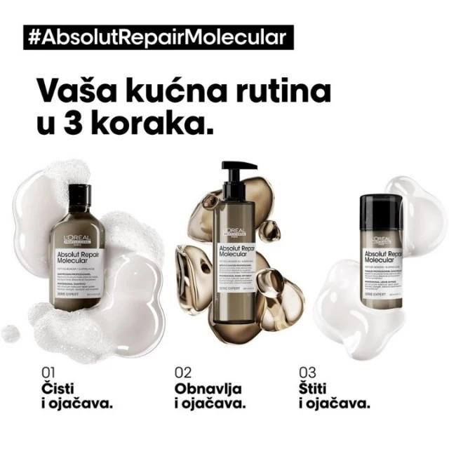 LOREAL PROFESSIONNEL SERIE EXPERT ABSOLUT REPAIR MOLECULAR ŠAMPON 300ML