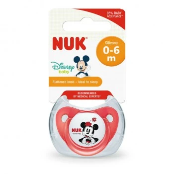 NUK VARALICA SILIKON, UZRAST 0-6M, MICKEY MOUSE, 730341