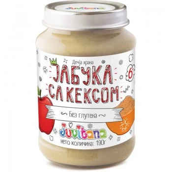 JUVITANA KAŠICA OD JABUKE I KEKSA 190G