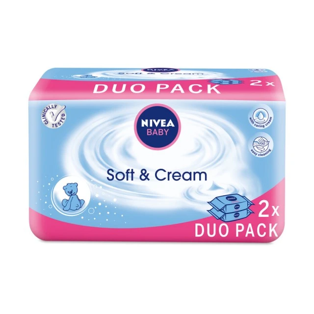 NIVEA BEBI MARAMICE SOFT&CREAM 2X63