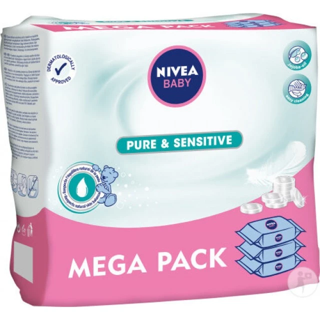 NIVEA BEBI MARAMICE PURE&SENSITIVE 4X63
