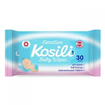 KOSILI VLAŽNE MARAMICE 30 KOMADA SENSITIVE PLAVE