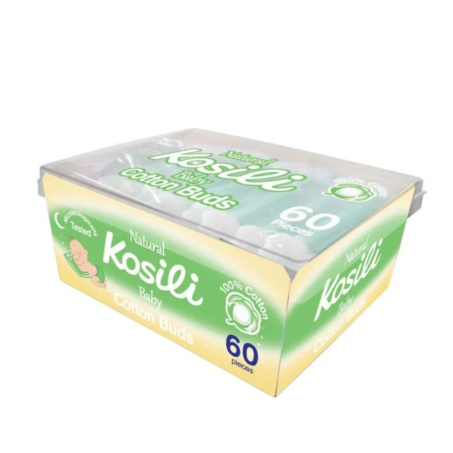 KOSILI ŠTAPIĆI ZA UŠI 60 KOMADA  ALL NATURAL