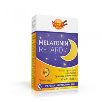 NATURAL WEALTH MELATONIN RETARD 30 TABLETA