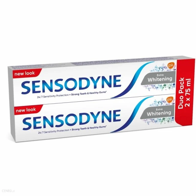 SENSODYNE ZUBNA PASTA EXTRA WHITENING 75ML DUO PACK SENSODYNE ZUBNA PASTA EXTRA WHITENING 75ML DUO PACK