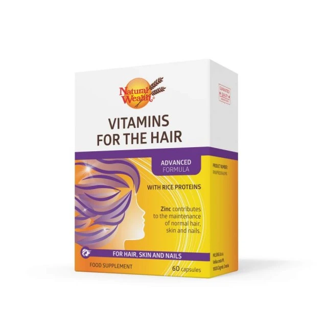 NATURAL WEALTH VITAMINI ZA KOSU KAPSULE A60