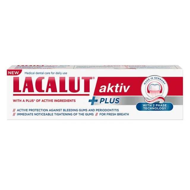 LACALUT AKTIV PLUS PASTA ZA ZUBE 75 ML