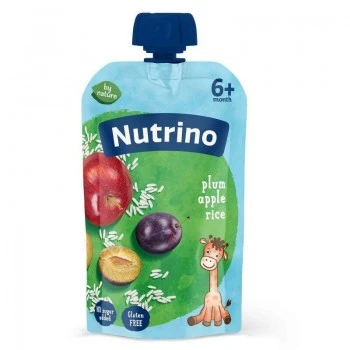 NUTRINO PIRE OD VOĆA JABUKA ŠLJIVA I PIRINAČ 100 G