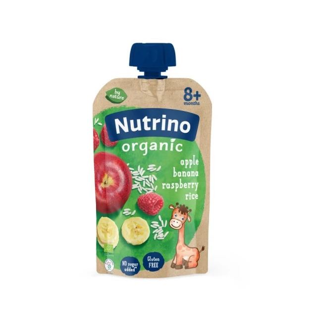 NUTRINO ORGANSKI PIRE JABUKA BANANA MALINA PIRINAČ 100 G