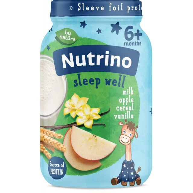 NUTRINO MLEČNA KAŠICA JABUKA PŠENICA I VANILA 190 G