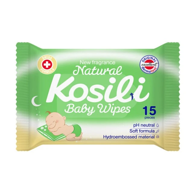 KOSILI VLAŽNE MARAMICE 15 KOMADA ALL NATURAL