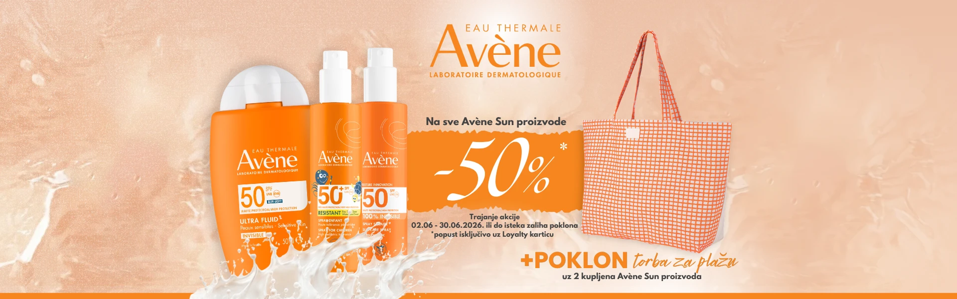 Avene Sun poklon akcija