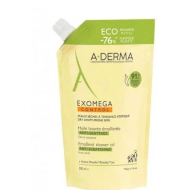 A-DERMA EXOMEGA CONTROL ULJE ECO REFILL 500ML