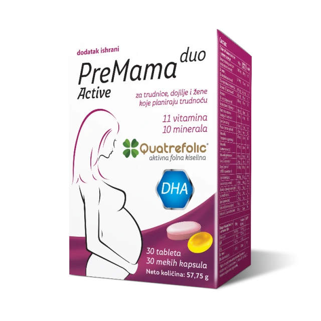 PREMAMA DUO ACTIV 30 KAPSULA + 30 TABLETA