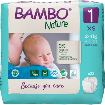 BAMBO NATURE ECO - FRIENDLY 1 PELENE A 22, 2 - 4 kg