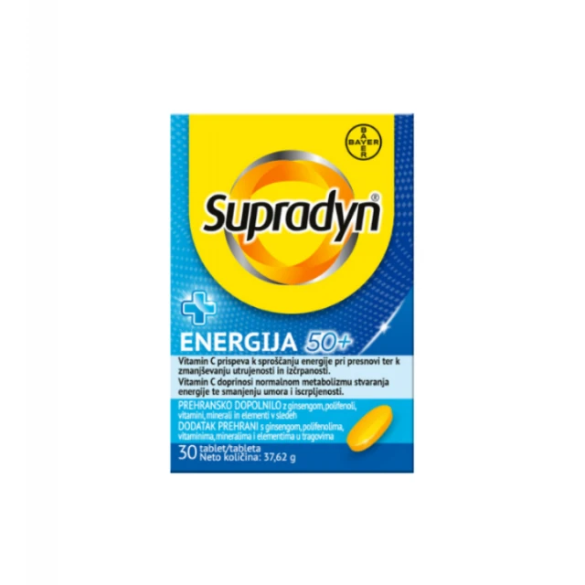 SUPRADYN ENERGIJA FILM TABLETE 50+ A30