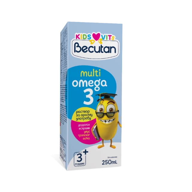 BECUTAN KIDS VITS MULTI OMEGA 3 SIRUP 250ML