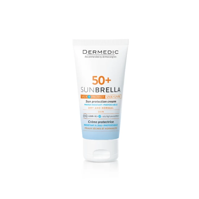 DERMEDIC SUNBRELLA SPF 50+  ZAŠTITNA KREMA ZA SUVU I NORMALNU KOŽU 50 ML