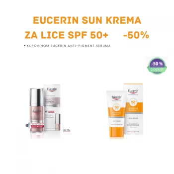 EUCERIN ANTI-PIGMENT SERUM 30 ML + EUCERIN SUN KREMA ZA LICE SPF 50+ 50 ML