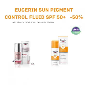 EUCERIN ANTI-PIGMENT SERUM 30 ML + EUCERIN SUN PIGMENT CONTROL FLUID ZA ZAŠTITU OD SUNCA SPF 50+ 50 ML