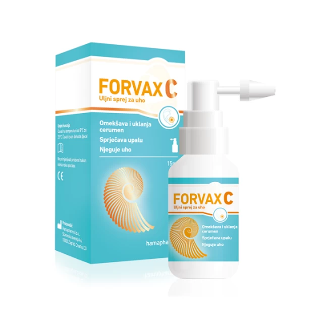 FORVAX C - ULJANI SPREJ ZA UHO 15ML