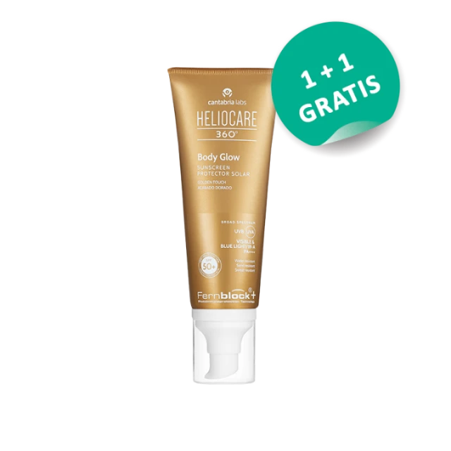 HELIOCARE 360 BODY GLOW SPF 50 100 ML 1+1 GRATIS