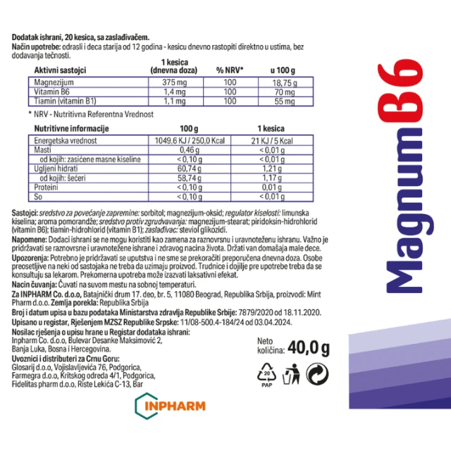 MAGNUM B6 375 KESICE A20