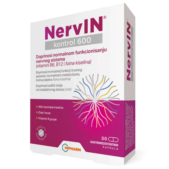 NERVINN KONTROL TABLETE 600MG A30