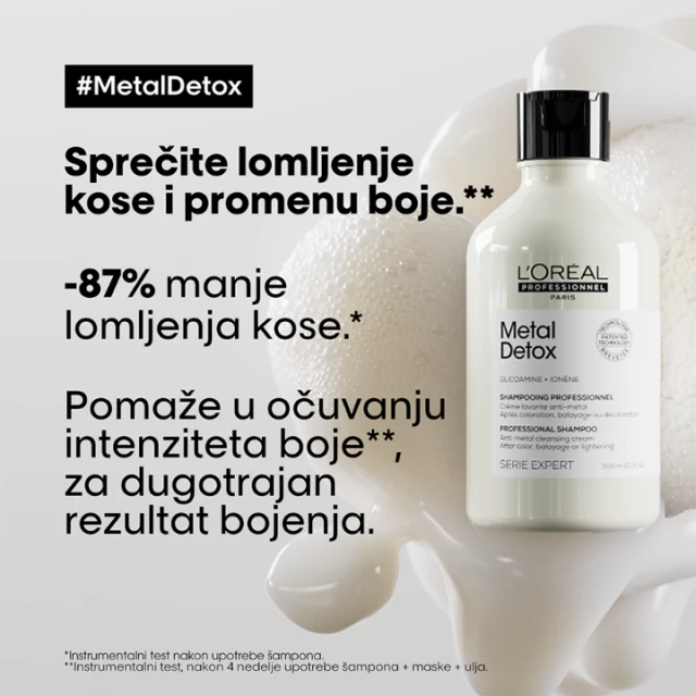 LOREAL PROFESSIONNEL SERIE EXPERT METAL DETOX ŠAMPON 300ML