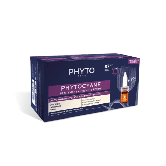 PHYTO PHYTOCYANE WOMEN PROGRESSIVE TRETMAN PROTIV OPADANJA KOSE ZA ŽENE 12x5 ML