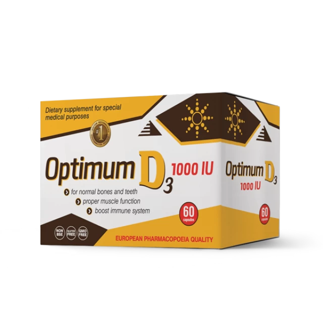 OPTIMUM D3 KAPSULE 1000IJ A60