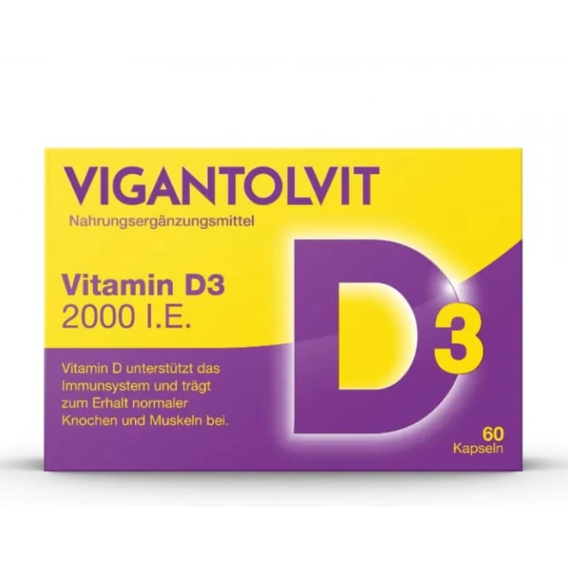 VIGANTOLVIT VITAMIN D3 2000IJ  SOFT GEL KAPSULE A60