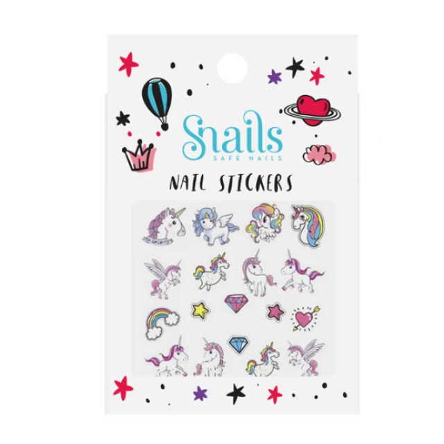 SNAILS STIKERI ZA NOKTE UNICORN RAINBOW SNAILS STIKERI ZA NOKTE UNICORN RAINBOW