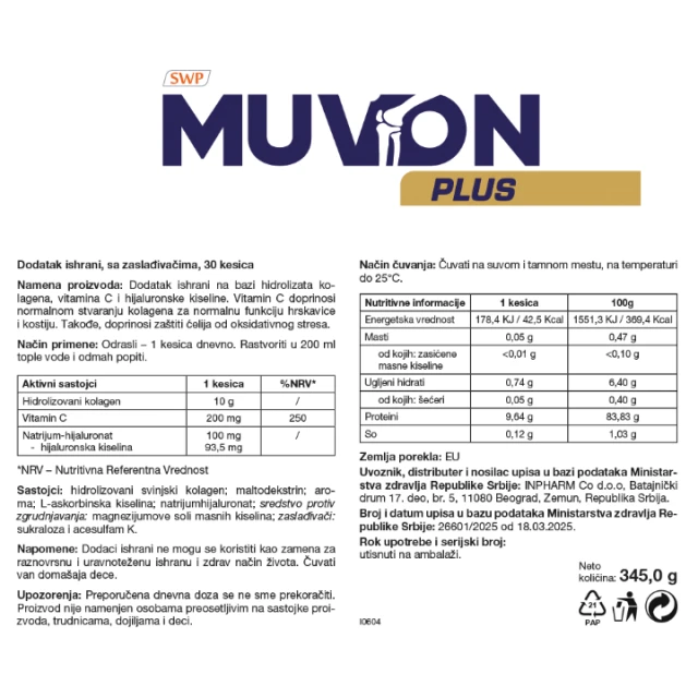 SWP MUVON PLUS 30 KESICA