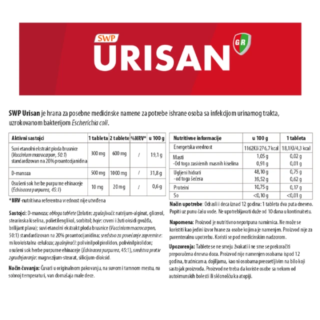 SWP URISAN 30 TABLETA