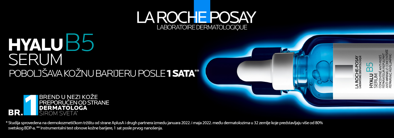 La Roche-Posay HYALU B5 Serumska formula protiv starenja koja je usmerena na bore, gubitak volumena i elastičnosti osetljive kože